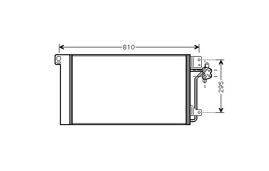 Kondensor, klimatanläggning 58005236 International Radiators