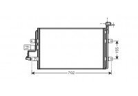 Kondensor, klimatanläggning 58005262 International Radiators