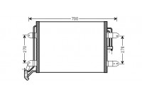 Kondensor, klimatanläggning 58005291 International Radiators