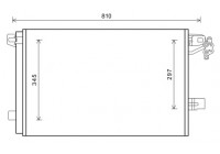 Kondensor, klimatanläggning 58005328 International Radiators