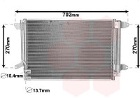 Kondensor, klimatanläggning 58005330 International Radiators