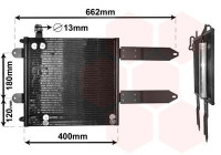 Kondensor, klimatanläggning 58015178 International Radiators