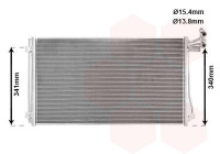 Kondensor, klimatanläggning 58015703 International Radiators