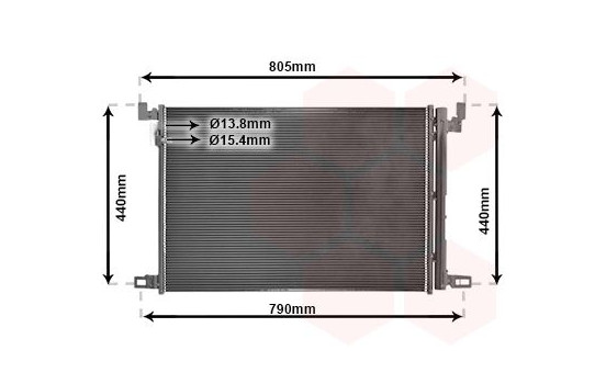 Kondensor, klimatanläggning 58015705 International Radiators
