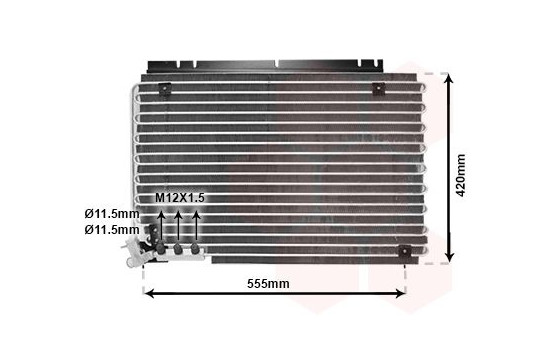 Kondensor, klimatanläggning 59005090 International Radiators, bild 2