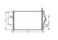 Kondensor, klimatanläggning 59005107 International Radiators