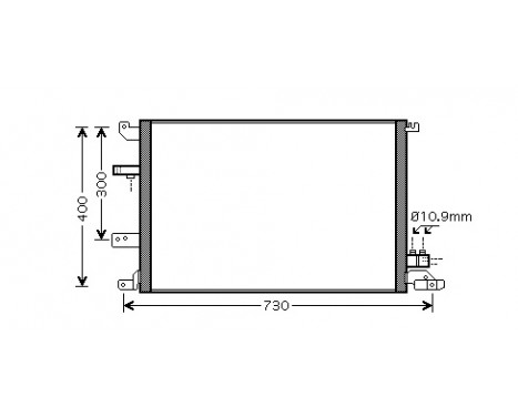 Kondensor, klimatanläggning 59005138 International Radiators