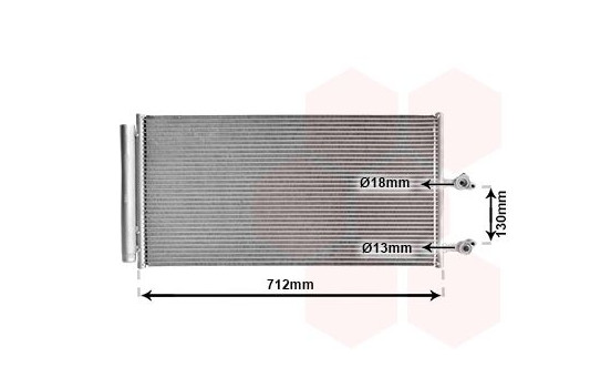 Kondensor, klimatanläggning 59015702 International Radiators