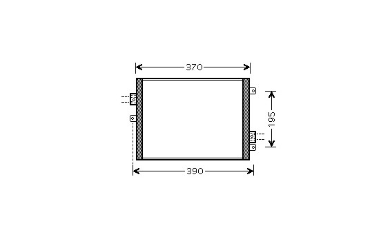 Kondensor, klimatanläggning 74005052 International Radiators