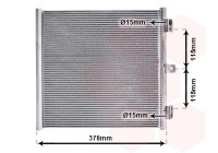 Kondensor, klimatanläggning 74015704 International Radiators
