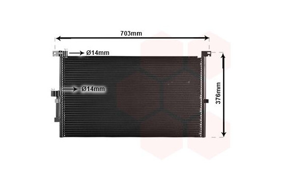 Kondensor, klimatanläggning 77005032 International Radiators, bild 2
