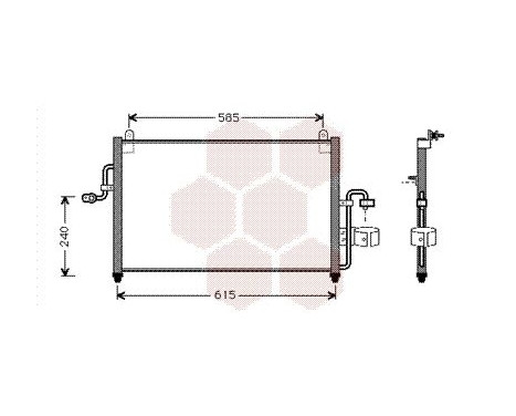 Kondensor, klimatanläggning 81005011 International Radiators, bild 2