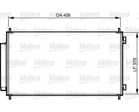 Kondensor, klimatanläggning 814232 Valeo