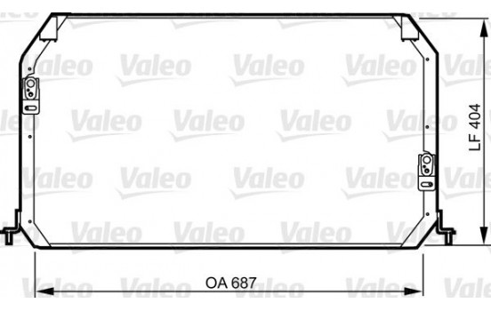 Kondensor, klimatanläggning 814282 Valeo