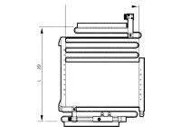 Kondensor, klimatanläggning 814288 Valeo