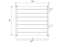 Kondensor, klimatanläggning 817225 Valeo