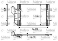 Kondensor, klimatanläggning 817659 Valeo