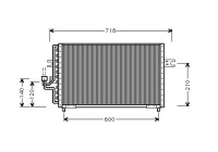 Kondensor, klimatanläggning 82005042 International Radiators