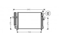 Kondensor, klimatanläggning 82005090 International Radiators