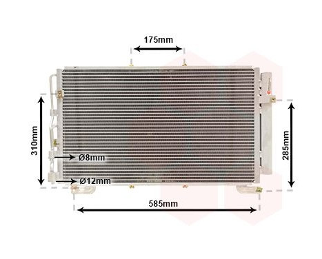 Kondensor, klimatanläggning 82005091 International Radiators, bild 2