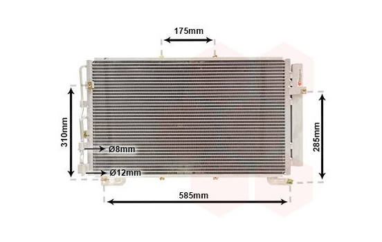 Kondensor, klimatanläggning 82005091 International Radiators, bild 2