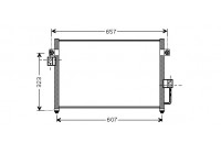 Kondensor, klimatanläggning 82005134 International Radiators