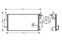 Kondensor, klimatanläggning 82005135 International Radiators