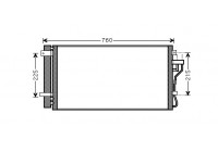 Kondensor, klimatanläggning 82005190 International Radiators