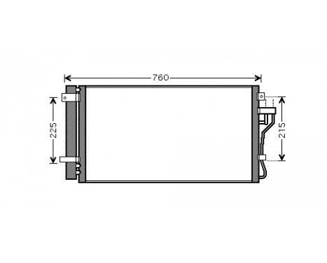 Kondensor, klimatanläggning 82005190 International Radiators