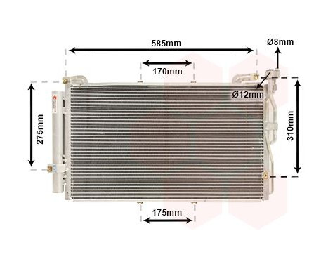 Kondensor, klimatanläggning 82005220 International Radiators, bild 2
