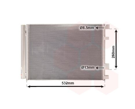 Kondensor, klimatanläggning 82005268 International Radiators, bild 2
