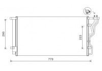 Kondensor, klimatanläggning 82005298 International Radiators