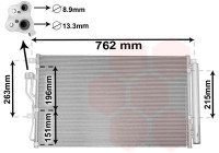 Kondensor, klimatanläggning 82005345 International Radiators
