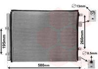 Kondensor, klimatanläggning 82005396 International Radiators
