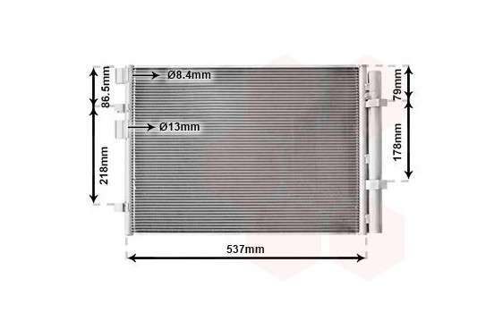 Kondensor, klimatanläggning 82015707 International Radiators