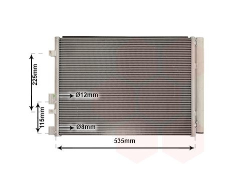 Kondensor, klimatanläggning 82015711 International Radiators