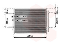 Kondensor, klimatanläggning 82015712 International Radiators