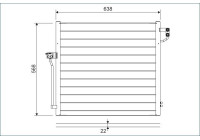 Kondensor, klimatanläggning 822623 Valeo