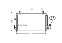 Kondensor, klimatanläggning 83005068 International Radiators