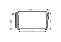 Kondensor, klimatanläggning 83005081 International Radiators