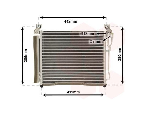 Kondensor, klimatanläggning 83005158 International Radiators, bild 2