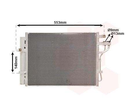 Kondensor, klimatanläggning 83005188 International Radiators, bild 2