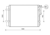 Kondensor, klimatanläggning 83005198 International Radiators