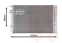 Kondensor, klimatanläggning 83005280 International Radiators