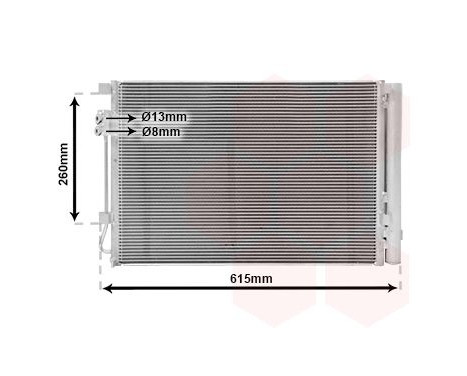 Kondensor, klimatanläggning 83005280 International Radiators
