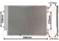 Kondensor, klimatanläggning 83015704 International Radiators