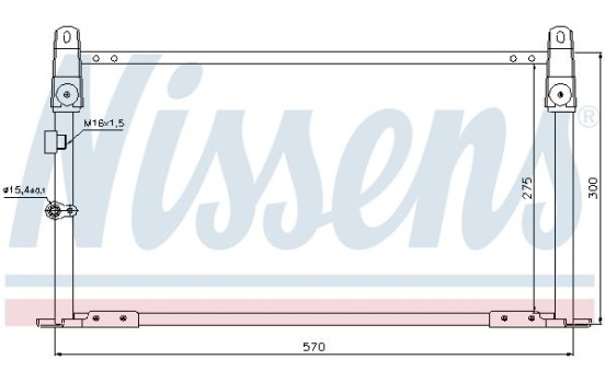 Kondensor, klimatanläggning 940018 Nissens, bild 5