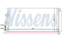 Kondensor, klimatanläggning 940023 Nissens