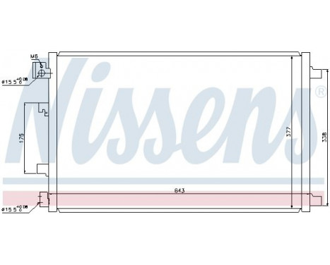 Kondensor, klimatanläggning 940039 Nissens, bild 6