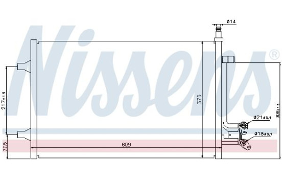 Kondensor, klimatanläggning 940097 Nissens, bild 7